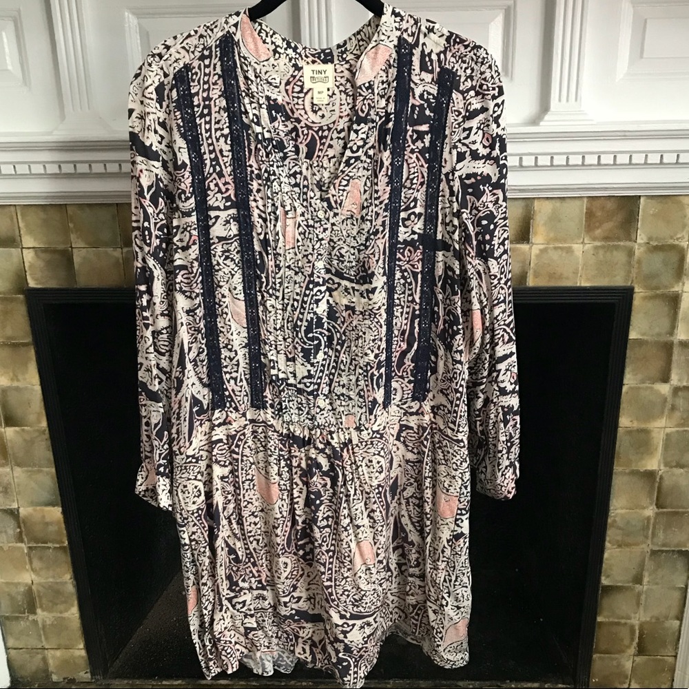Anthropologie Drop-waist Shirt Dress, petite M